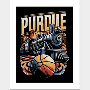 PURDUE Basketball Tribute - Basketball Purdure University Design Purdue Tribute - Basket Ball  Player Posters and Art